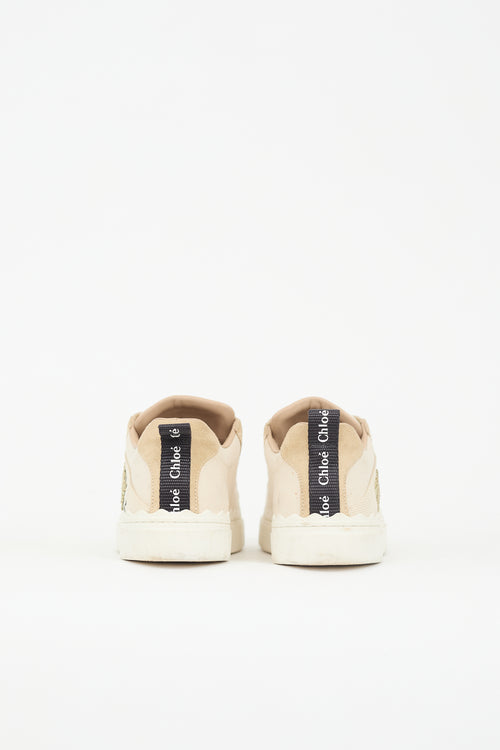 Chloé Canvas Logo Lauren Sneaker