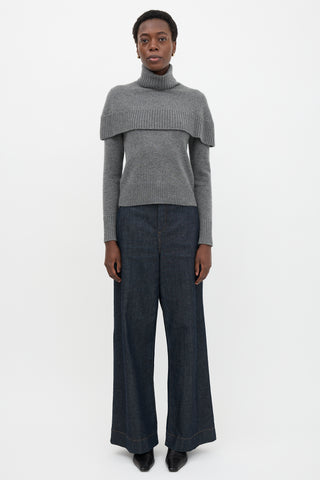 Chloé Cashmere Ruffle Sweater