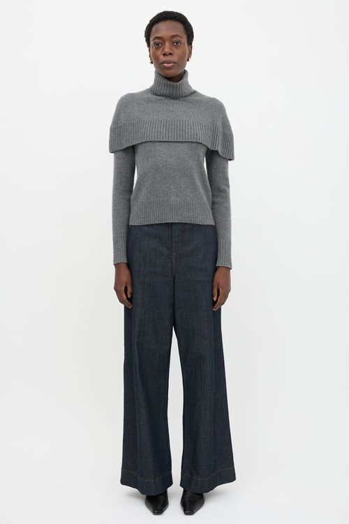 Chloé Cashmere Ruffle Sweater