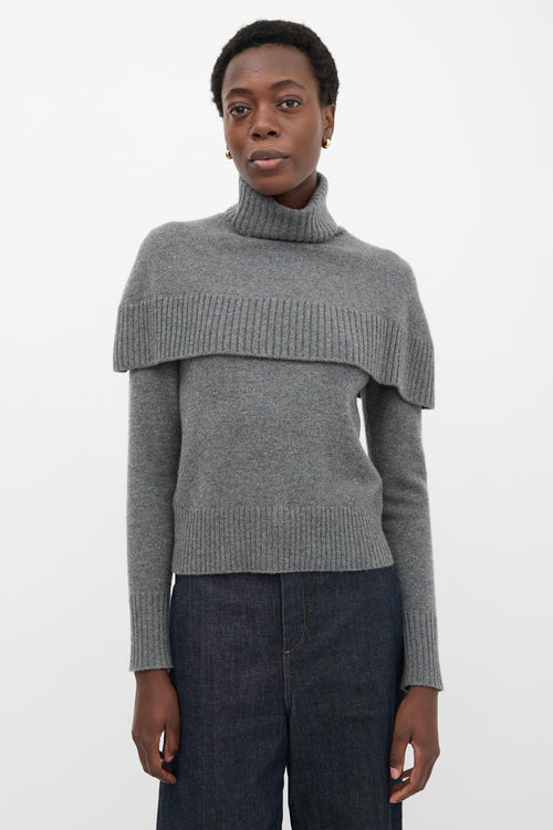 Chloé Cashmere Ruffle Sweater