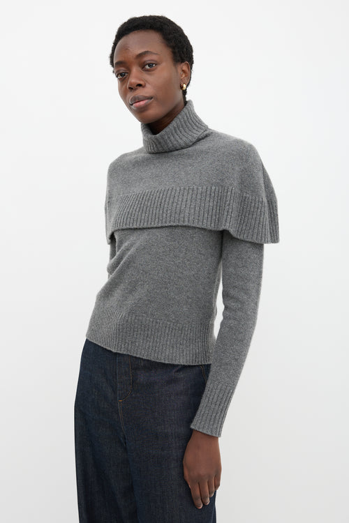 Chloé Cashmere Ruffle Sweater