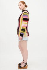 Chloé Cashmere Striped Fringe Sweater