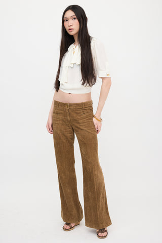 Chloé Corduroy Wide Leg Pant