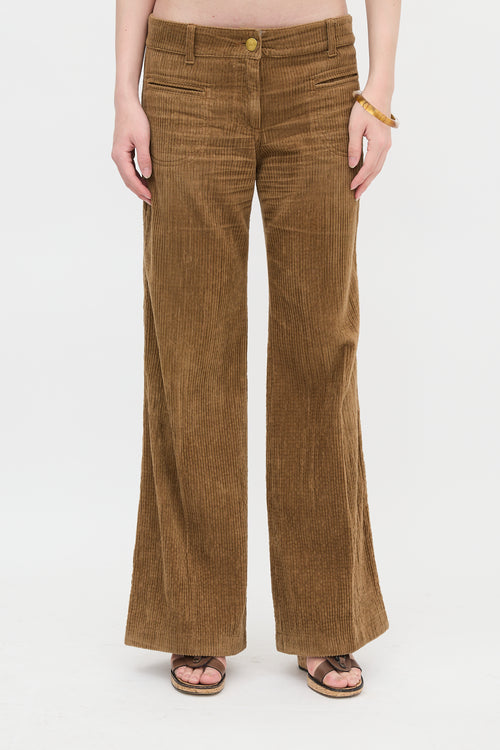 Chloé Corduroy Wide Leg Pant