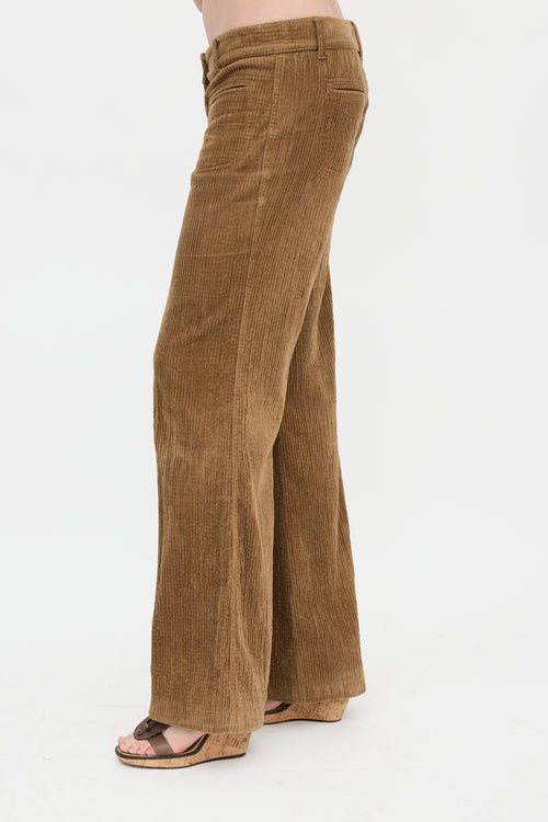 Chloé Corduroy Wide Leg Pant