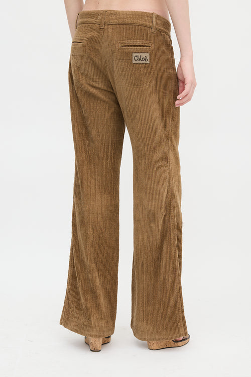 Chloé Corduroy Wide Leg Pant