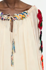 Chloé Silk Appliqué Blouse
