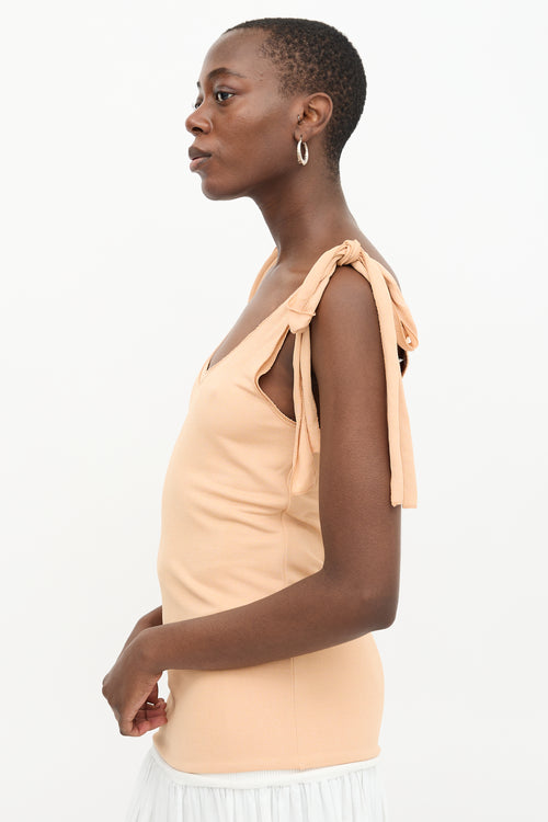 Chloé Crepe Layered Tank Top