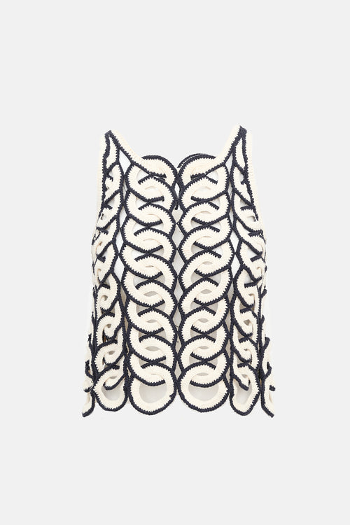 Chloé Crochet Tank Top