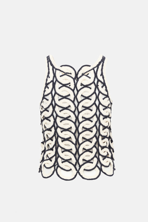 Chloé Crochet Tank Top