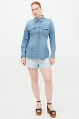 Chloé Denim Button Up Shirt
