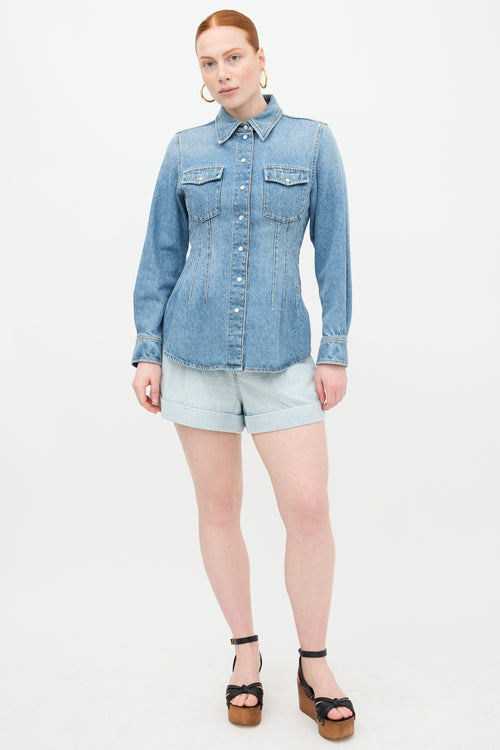 Chloé Denim Button Up Shirt