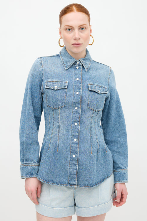 Chloé Denim Button Up Shirt
