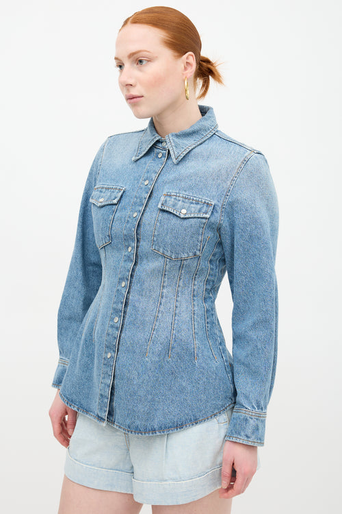 Chloé Denim Button Up Shirt
