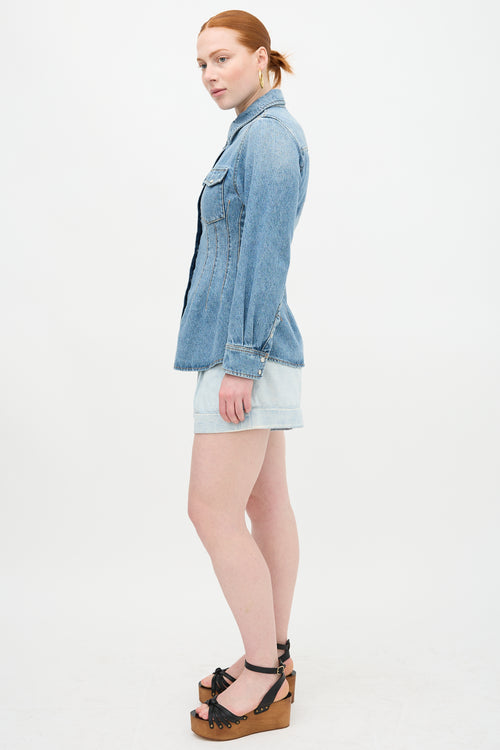 Chloé Denim Button Up Shirt