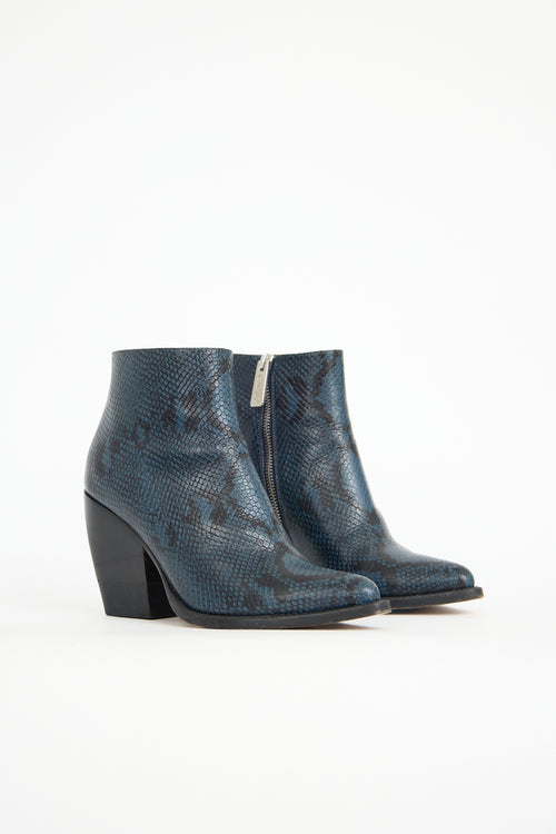 Chloé Embossed Leather Rylee Boot