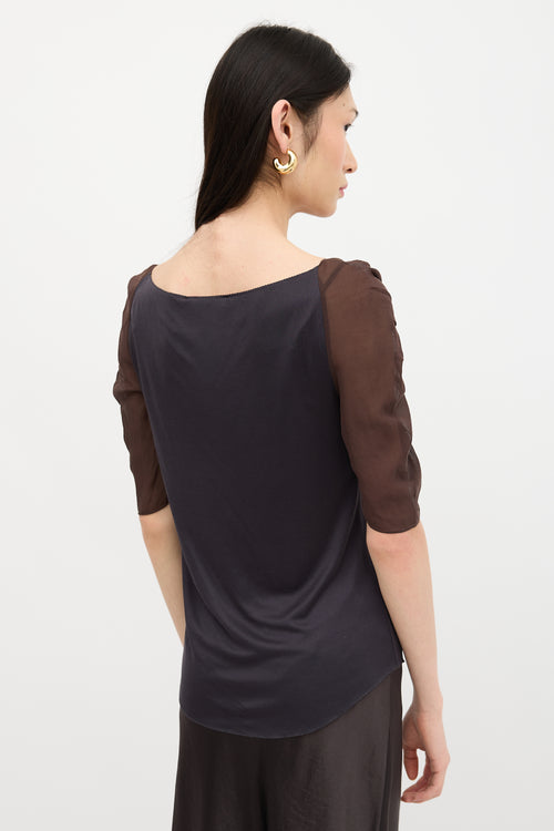 Chloé FW 2001 Sheer Face  Top