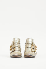 Chloé Silver & Gold Susanna Studded Boot