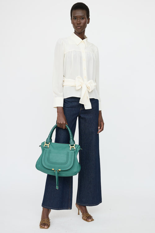 Chloé Leather Marcie Double Carry Bag