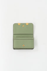 Chloé Green Leather Small Marcie Wallet