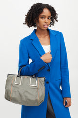 Chloé Grey Leather Ethel Crossbody Bag
