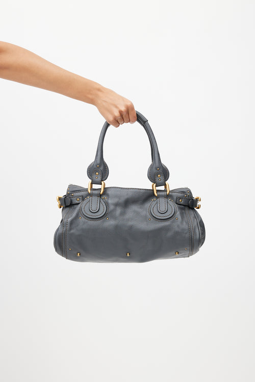 Chloé Grey Paddington Leather Bag