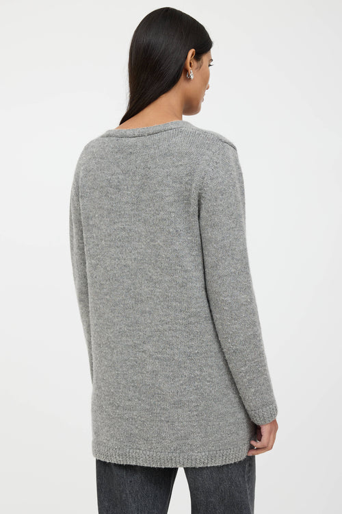 Chloé Wool V-Neck Knit Sweater