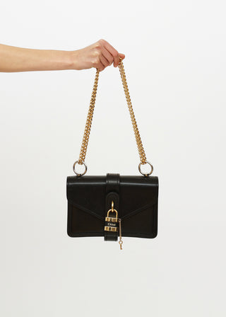 Chloé Black Aby Chain Shoulder Bag