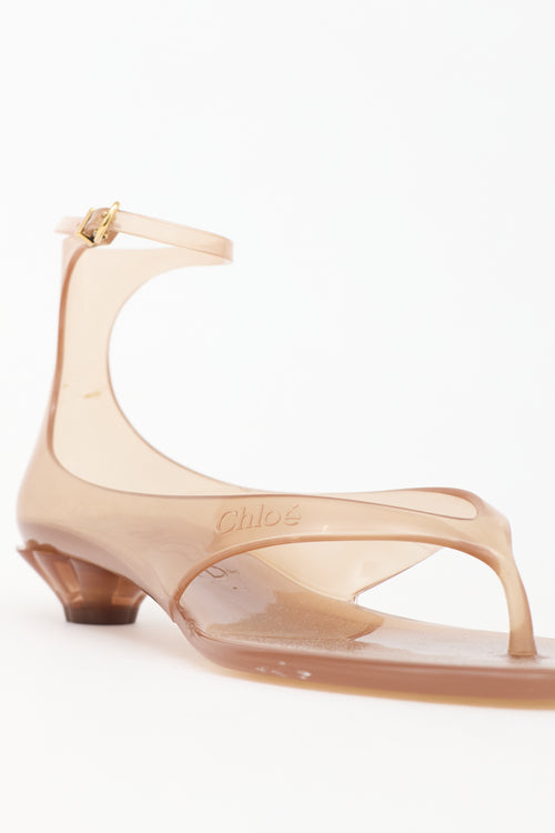Chloé Jelly Thong Sandal