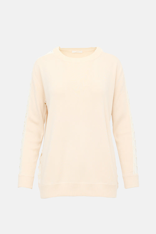 Chloé Lace Cutout Sweater