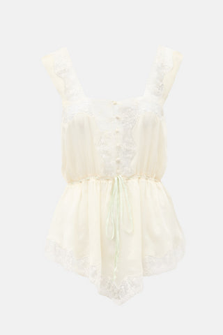 Chloé Lace Trim Cami Top