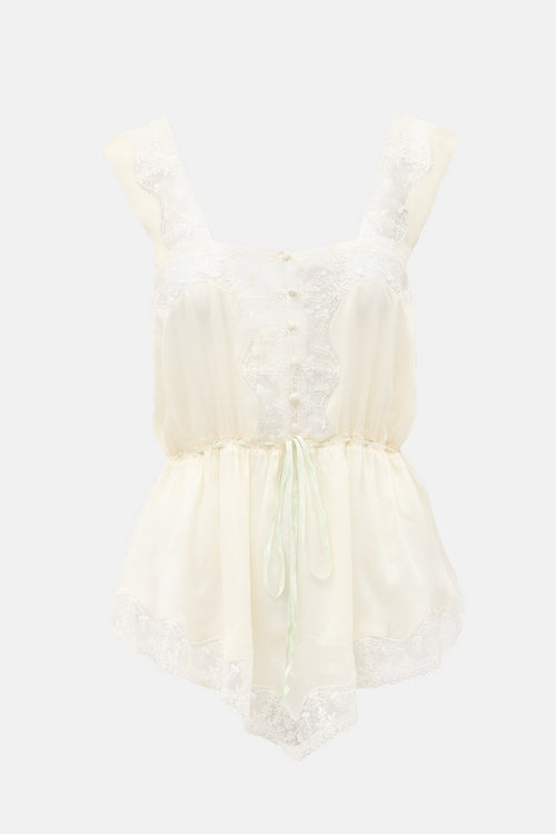 Chloé Lace Trim Cami Top