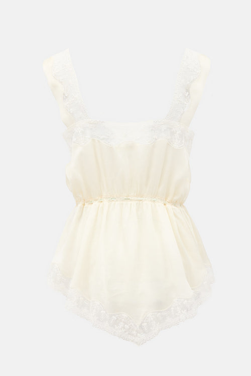 Chloé Lace Trim Cami Top