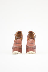 Chloé Laser Cut Leather Wedge Heel