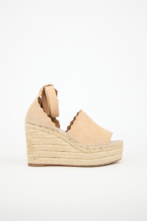 Chloé Lauren Wedge Espadrille