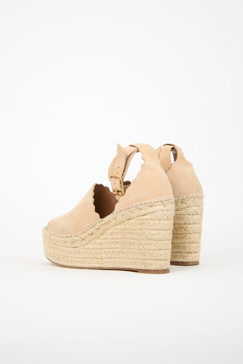 Chloé Lauren Wedge Espadrille
