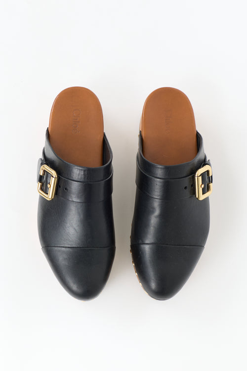 Chloé Leather Jeannette Mule