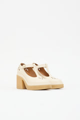 Chloé Leather Kurtys Mary Jane Pump