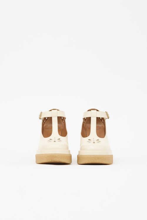 Chloé Leather Kurtys Mary Jane Pump