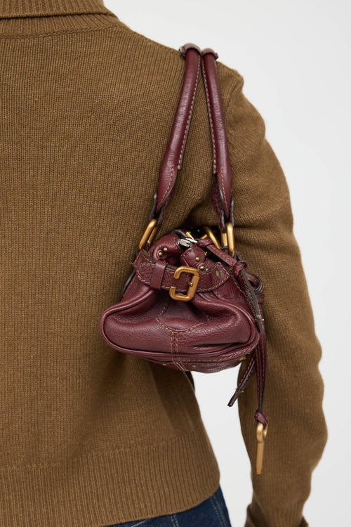 Leather Paddington Padlock Bag