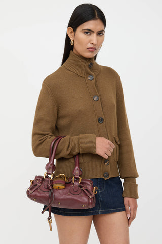 Leather Paddington Padlock Bag