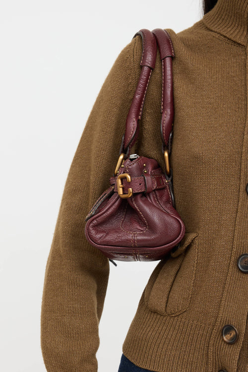 Leather Paddington Padlock Bag