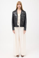 Chloé Leather Biker Jacket