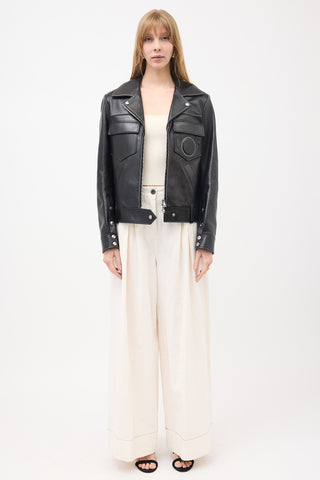 Chloé Leather Biker Jacket