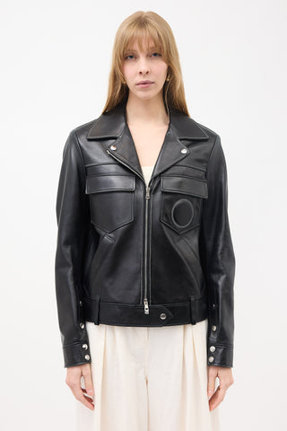 Chloé Leather Biker Jacket