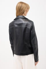 Chloé Leather Biker Jacket