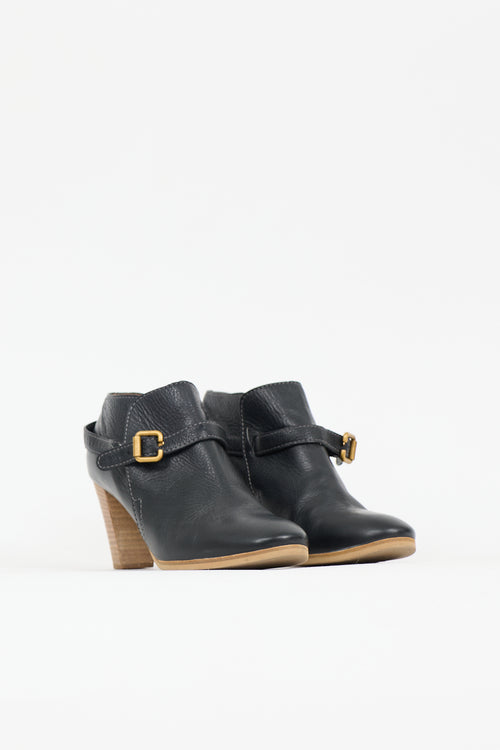 Chloé Leather Buckled Boot