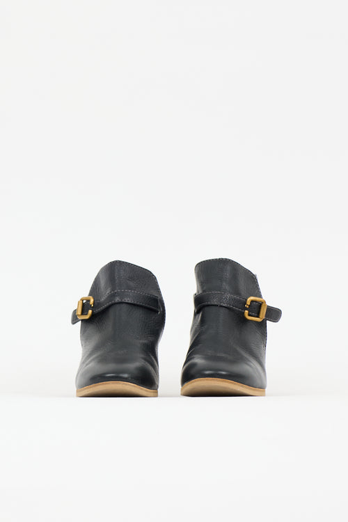 Chloé Leather Buckled Boot