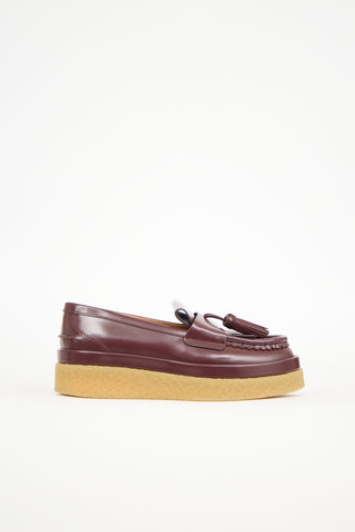 Chloé Leather Jamie Fringe Loafer
