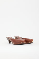 Chloé Leather Judith Clog Mule